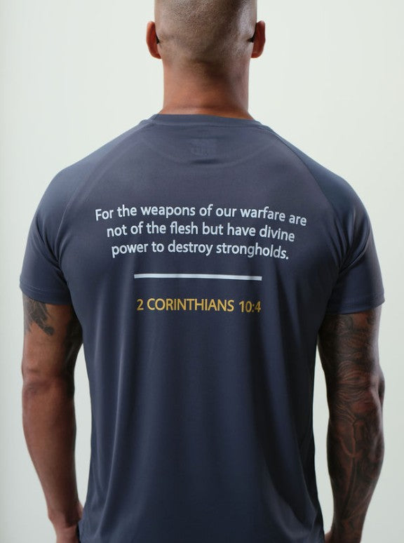 Dry Fit T-Shirt - Dark Gray - White Logo (Limited Stock)